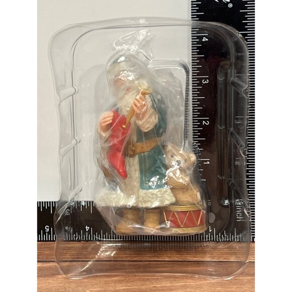 1992 HALLMARK KEEPSAKE ORNAMENT QX441-4 MERRY OLDE SANTA TEDDY BEAR STOCKING - Picture 5 of 9